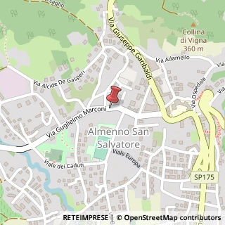 Mappa Via Alberto Pitentino,  14, 24124 Almenno San Salvatore, Bergamo (Lombardia)
