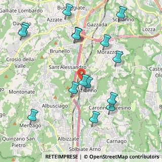 Mappa 21040 Castronno VA, Italia (2.346)