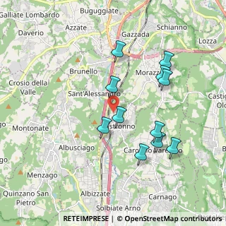 Mappa 21040 Castronno VA, Italia (1.78364)