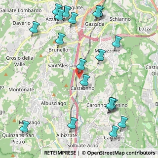 Mappa 21040 Castronno VA, Italia (2.69632)