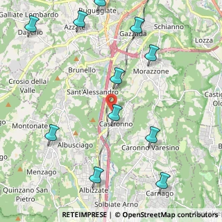 Mappa 21040 Castronno VA, Italia (2.68273)
