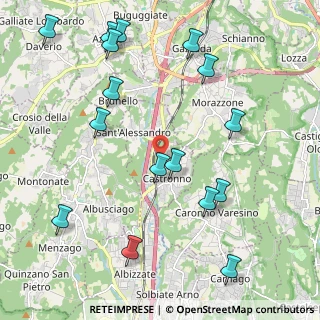 Mappa 21040 Castronno VA, Italia (2.48938)