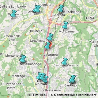 Mappa 21040 Castronno VA, Italia (2.79056)