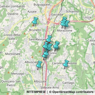 Mappa 21040 Castronno VA, Italia (1.35214)