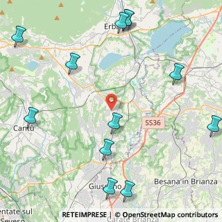 Mappa Via Beldosso, 22040 Lurago D'erba CO, Italia (5.88083)