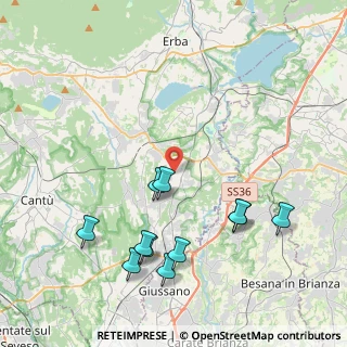 Mappa Via Beldosso, 22040 Lurago D'erba CO, Italia (4.49545)