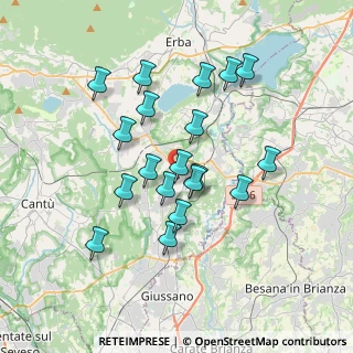 Mappa Via Beldosso, 22040 Lurago D'erba CO, Italia (3.19684)