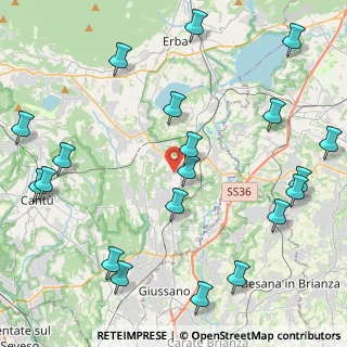 Mappa Via Beldosso, 22040 Lurago D'erba CO, Italia (5.514)