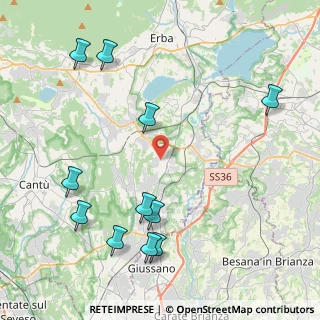 Mappa Via Beldosso, 22040 Lurago D'erba CO, Italia (5.06545)