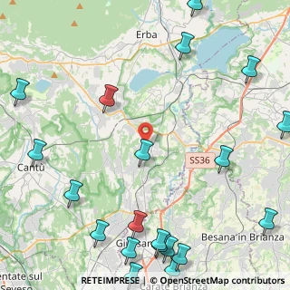 Mappa Via Beldosso, 22040 Lurago D'erba CO, Italia (6.579)