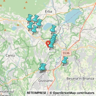Mappa Via Beldosso, 22040 Lurago D'erba CO, Italia (3.39083)