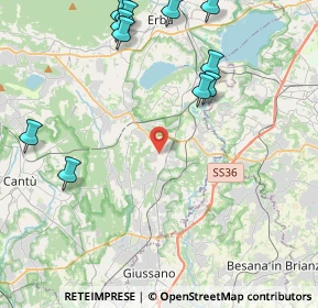 Mappa Via Beldosso, 22040 Lurago D'erba CO, Italia (5.48917)