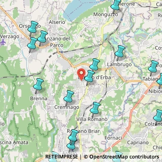 Mappa Via Beldosso, 22040 Lurago D'erba CO, Italia (3.06059)