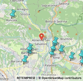 Mappa Via Pitentino, 24031 Almenno San Salvatore BG, Italia (2.54727)