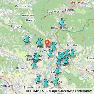 Mappa Via Giovanni XXIII, 24031 Almenno San Salvatore BG, Italia (2.086)