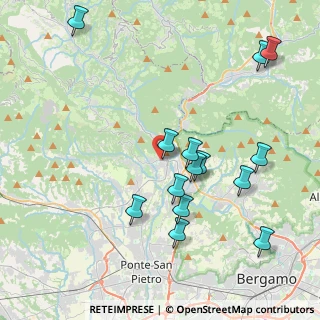 Mappa Via Giovanni XXIII, 24031 Almenno San Salvatore BG, Italia (4.30929)