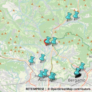 Mappa Via Pitentino, 24031 Almenno San Salvatore BG, Italia (6.419)