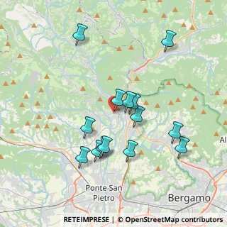 Mappa Via Giovanni XXIII, 24031 Almenno San Salvatore BG, Italia (3.53714)