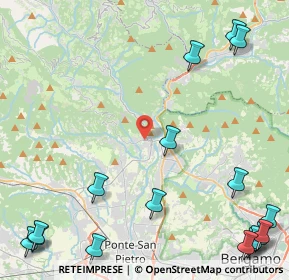 Mappa Via Pitentino, 24031 Almenno San Salvatore BG, Italia (6.86588)