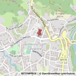 Mappa Via Pitentino, 13, 24031 Almenno San Salvatore, Bergamo (Lombardia)