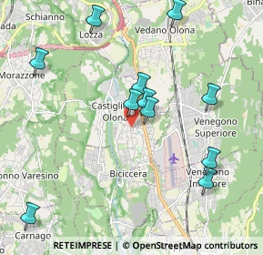 Mappa Via IV Novembre, 21043 Castiglione Olona VA, Italia (2.12)
