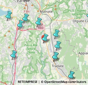 Mappa Via IV Novembre, 21043 Castiglione Olona VA, Italia (6.1435)