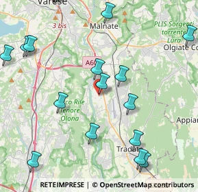 Mappa Via IV Novembre, 21043 Castiglione Olona VA, Italia (5.7015)