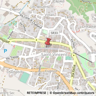 Mappa Via Pio la Torre, 17, 11027 Saint-Vincent, Aosta (Valle d'Aosta)