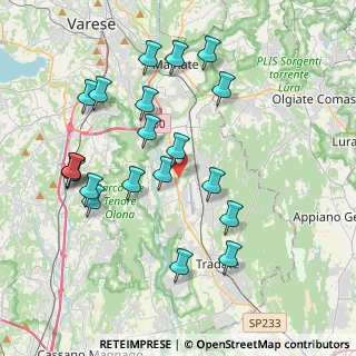 Mappa Via Isonzo, 21043 Castiglione Olona VA, Italia (4.0335)