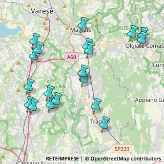 Mappa Via Isonzo, 21043 Castiglione Olona VA, Italia (4.74737)
