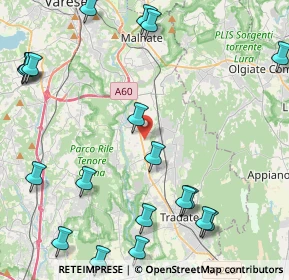 Mappa Via Isonzo, 21043 Castiglione Olona VA, Italia (5.8325)