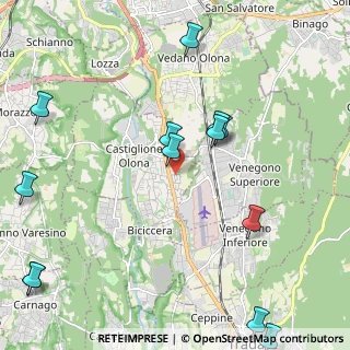 Mappa Via Isonzo, 21043 Castiglione Olona VA, Italia (2.74154)