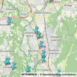 Mappa Via Isonzo, 21043 Castiglione Olona VA, Italia (3.135)