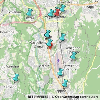 Mappa Via Isonzo, 21043 Castiglione Olona VA, Italia (2.22286)