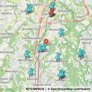 Mappa Via Brughiera, 21040 Castronno VA, Italia (2.66471)
