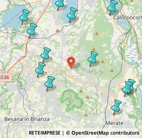 Mappa Via delle Fornaci, 23884 Castello di Brianza LC, Italia (5.315)