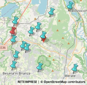 Mappa Via delle Fornaci, 23884 Castello di Brianza LC, Italia (4.885)