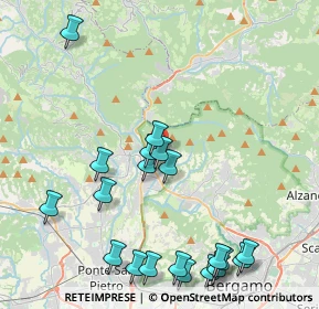 Mappa Via Torquato Tasso, 24018 Villa d'Almè BG, Italia (4.9655)