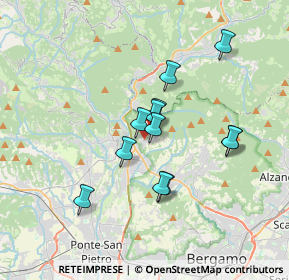 Mappa Via Torquato Tasso, 24018 Villa d'Almè BG, Italia (2.80667)