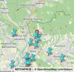 Mappa Via Torquato Tasso, 24018 Villa d'Almè BG, Italia (2.4275)