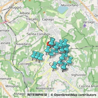 Mappa Via Bettino Ricasoli, 22063 Cantù CO, Italia (1.3185)
