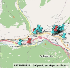 Mappa Via Tour de Grange, 11024 Chatillon AO, Italia (2.0135)