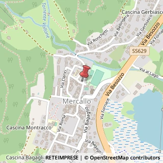 Mappa Via Carlo Bellora, 6/6, 21020 Mercallo, Varese (Lombardia)