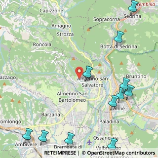 Mappa Piazza S. Salvatore, 24031 Almenno San Salvatore BG, Italia (2.90833)