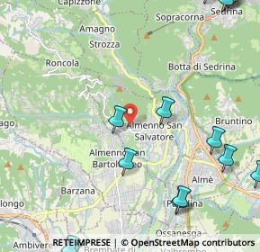 Mappa Piazza S. Salvatore, 24031 Almenno San Salvatore BG, Italia (3.6025)