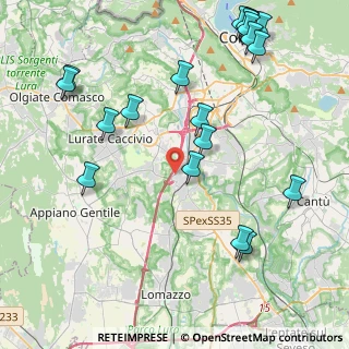 Mappa Via Guanzasca, 22073 Fino Mornasco CO, Italia (5.3095)