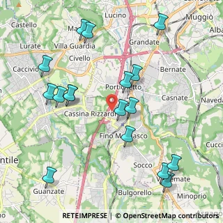 Mappa Via Guanzasca, 22073 Fino Mornasco CO, Italia (2.30353)