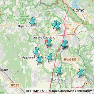 Mappa Via Romolo Guffanti, 22070 Bulgarograsso CO, Italia (3.68091)