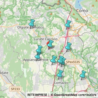 Mappa Via Romolo Guffanti, 22070 Bulgarograsso CO, Italia (3.76545)