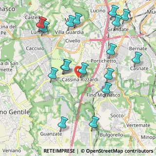 Mappa 22070 Cassina Rizzardi CO, Italia (2.42222)